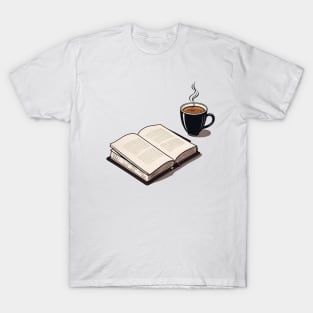 coffee and book T-Shirt